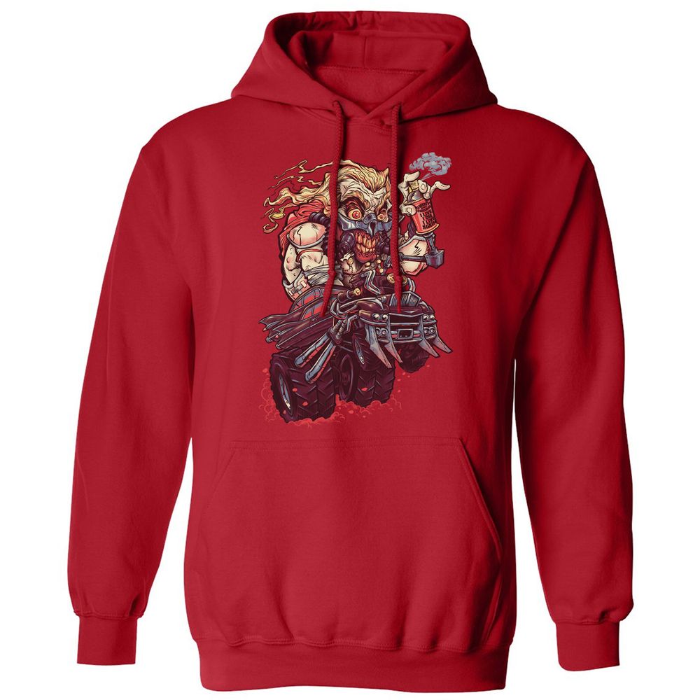 Classic Unisex Hoodie - FSU7XQ1Y - Red - 5