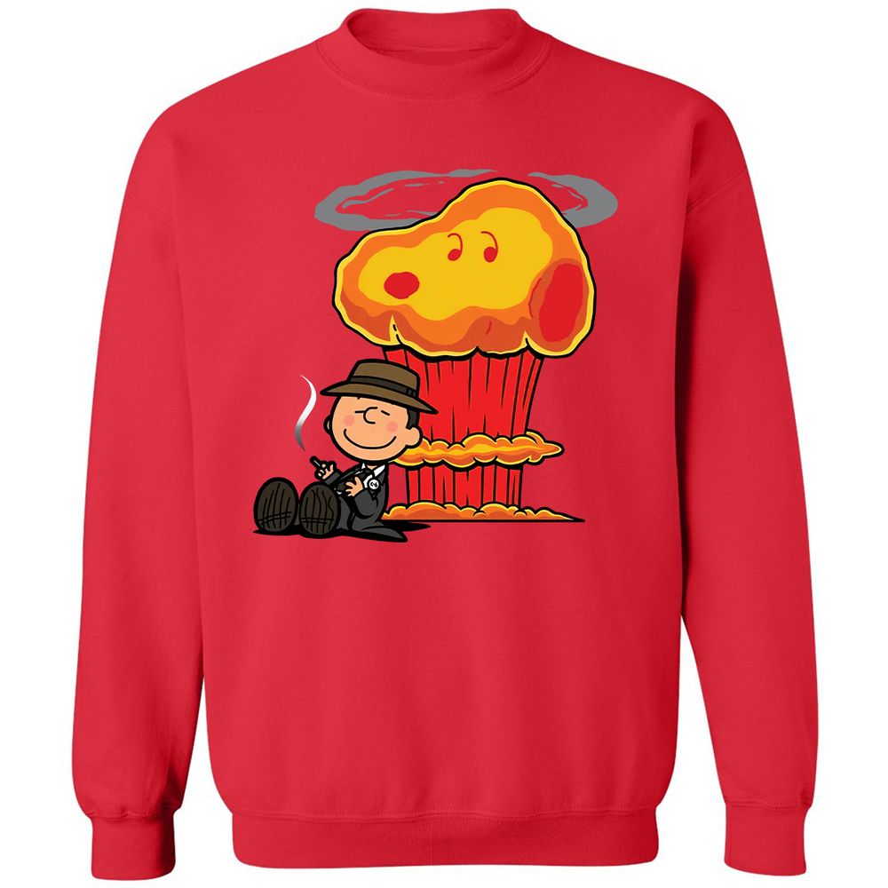 Classic Unisex Sweatshirt - 1DDNXLNE - Red - 5
