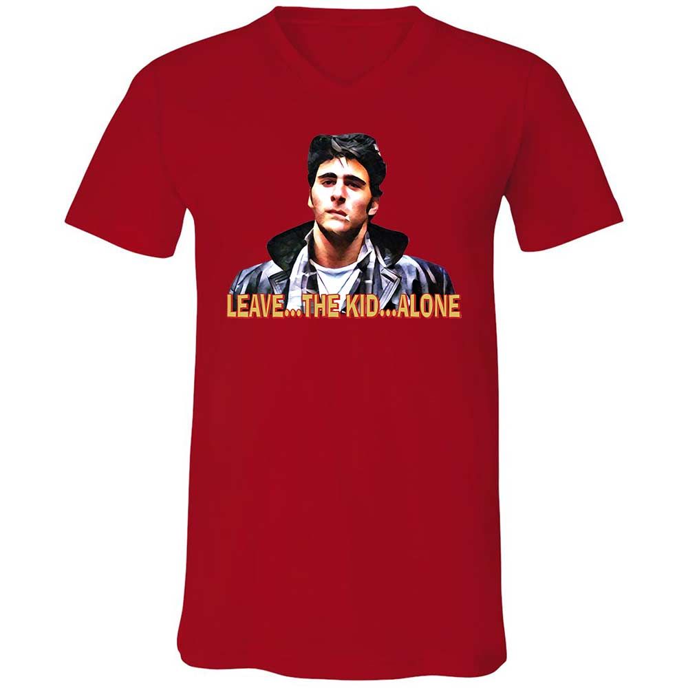 Unisex V-Neck T-Shirt - SLRFQ3WU - Red - 5