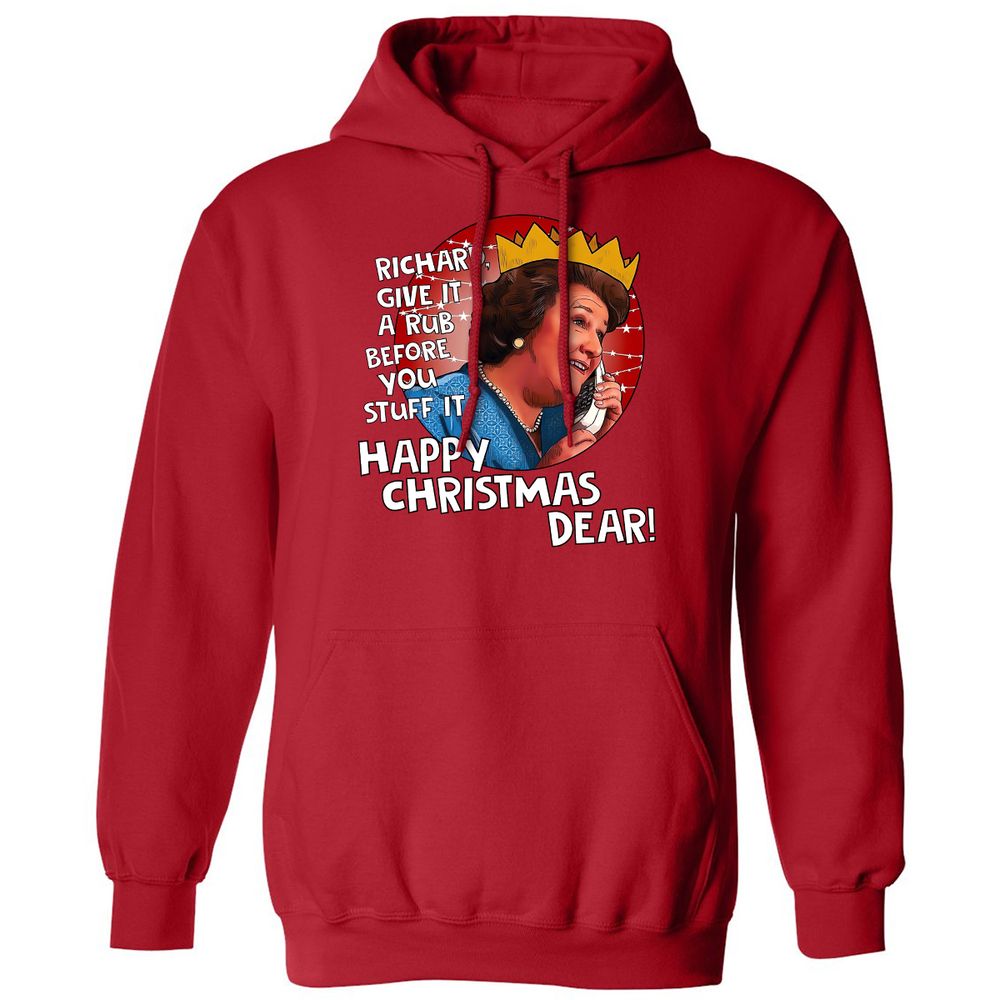 Classic Unisex Hoodie - QJ91XL1D - Red - 5
