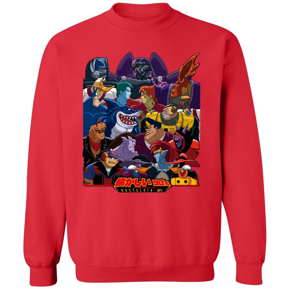 Classic Unisex Sweatshirt - XBR3Y7AW - Red - 5