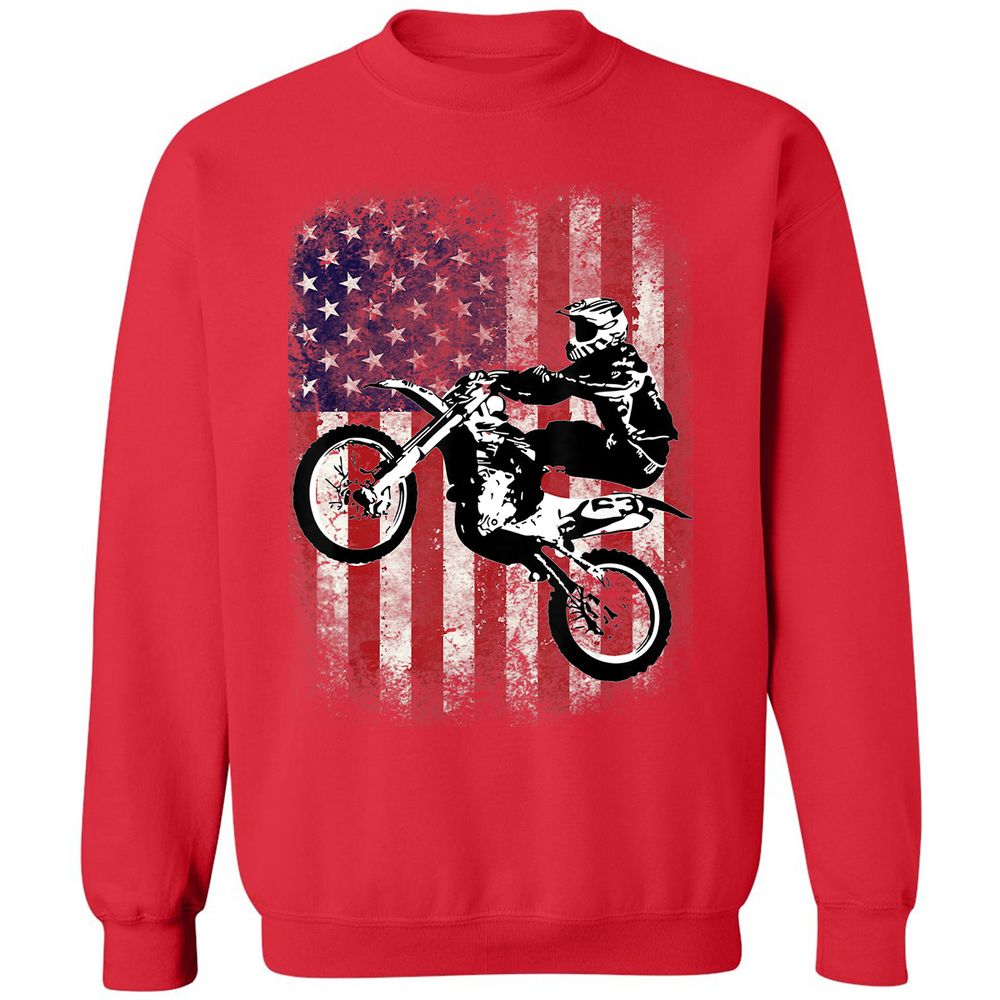 Classic Unisex Sweatshirt - 93QV8G52 - Red - 5