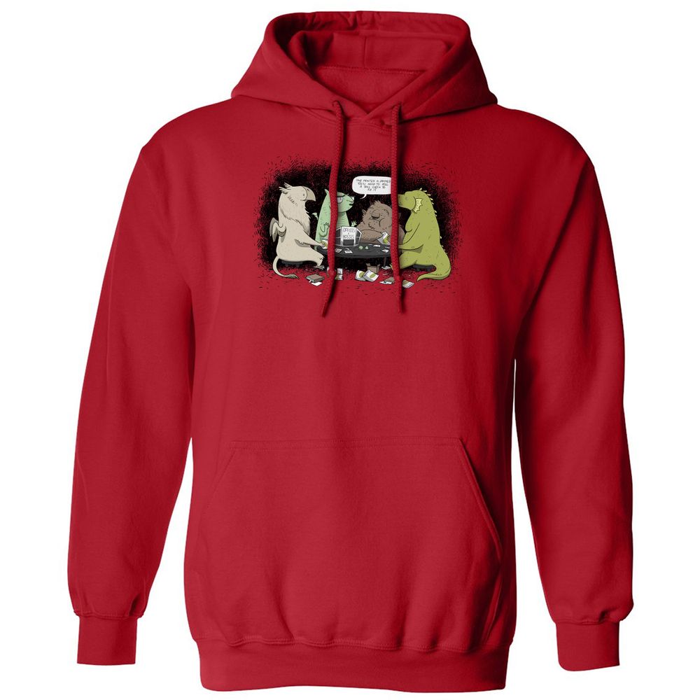 Classic Unisex Hoodie - 5HQT8HSM - Red - 5