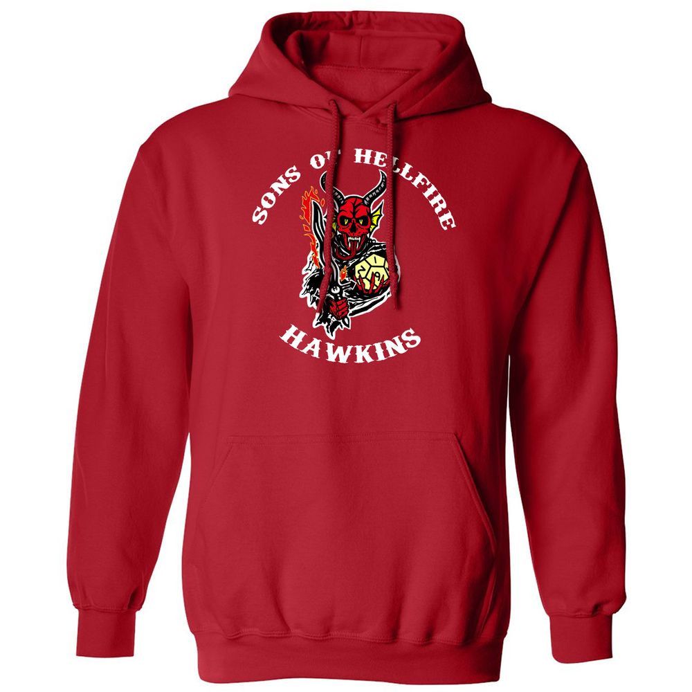 Classic Unisex Hoodie - J9AT8JM7 - Red - 5