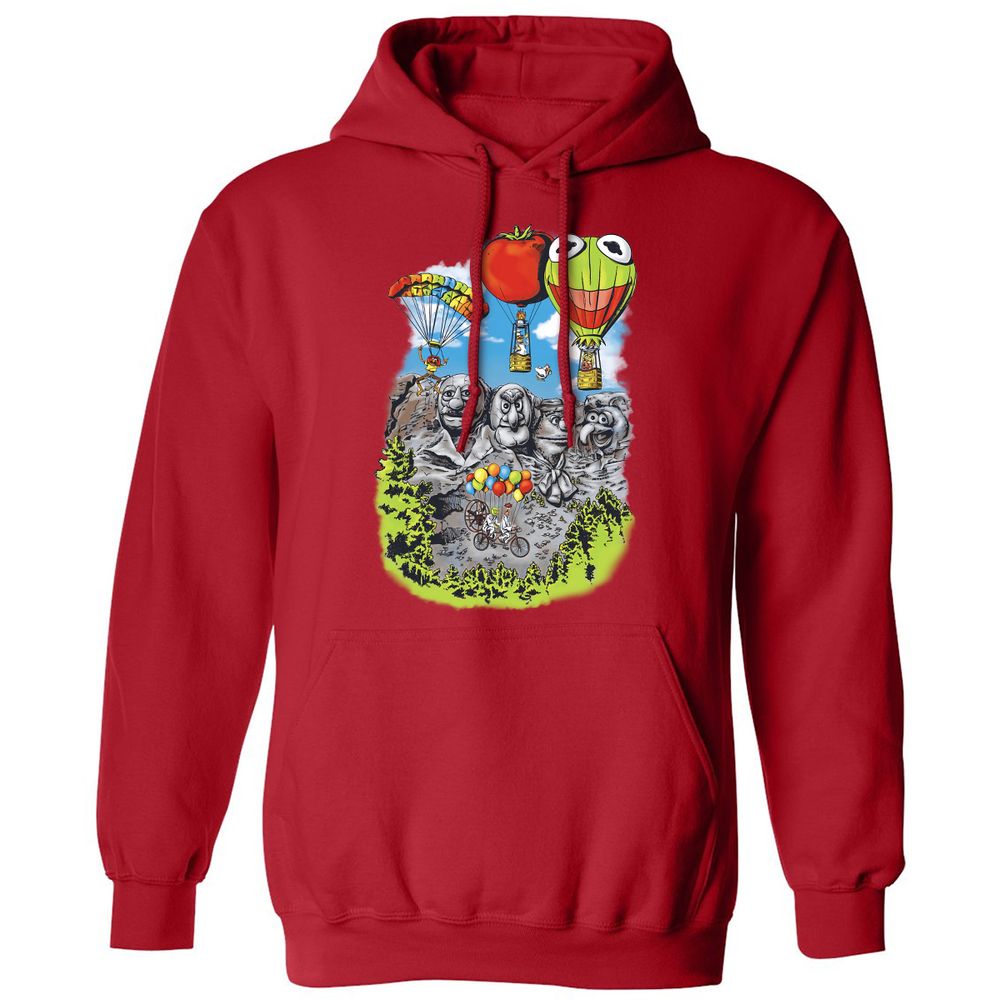 Classic Unisex Hoodie - UUNTTSEL - Red - 5