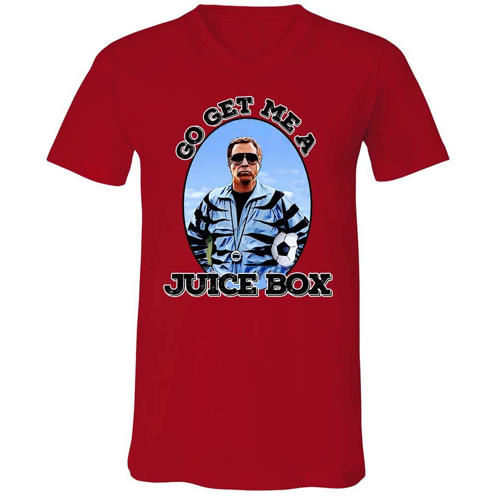 Unisex V-Neck T-Shirt - YT67LATJ - Red - 5