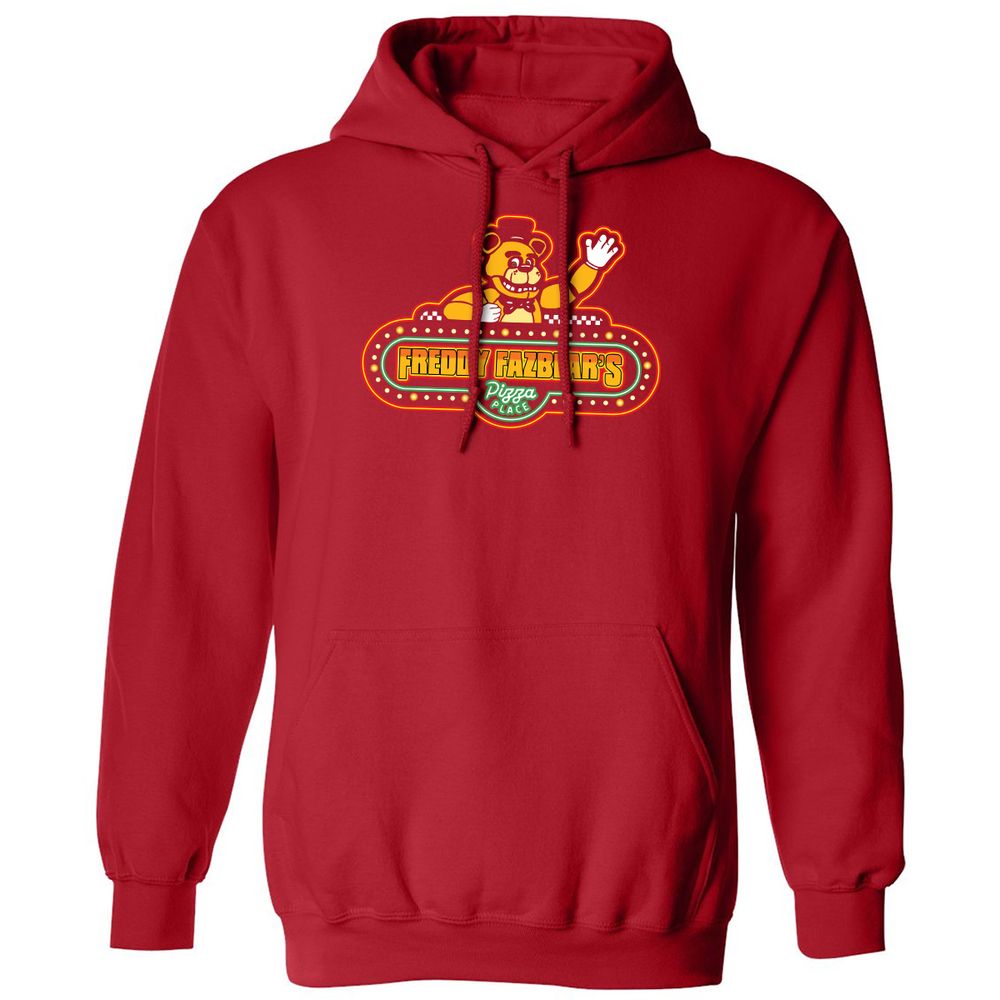 Classic Unisex Hoodie - H3XYFPA8 - Red - 5