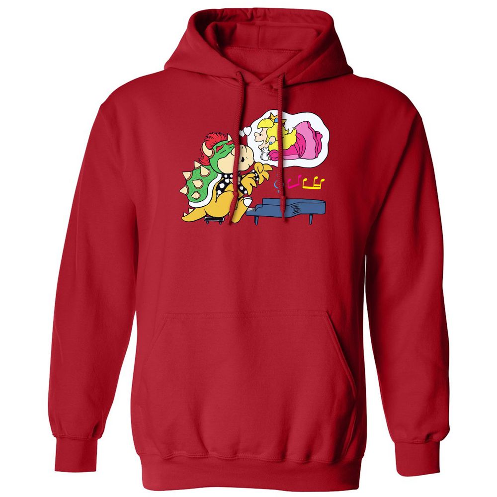 Classic Unisex Hoodie - BW2F4VVF - Red - 5