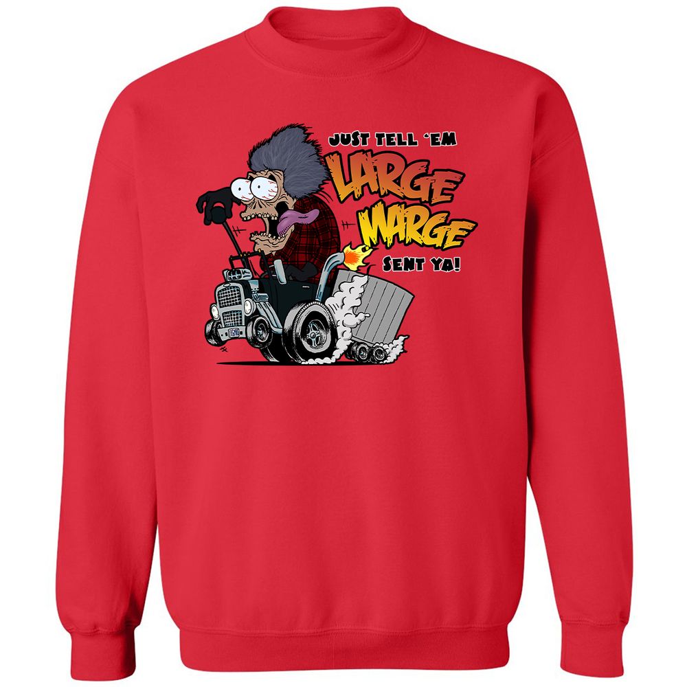 Classic Unisex Sweatshirt - GHDQY8XG - Red - 5