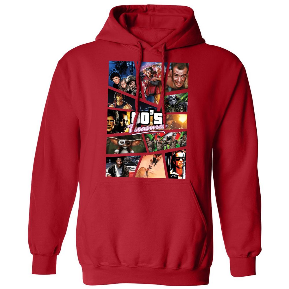 Classic Unisex Hoodie - 895VA64W - Red - 5