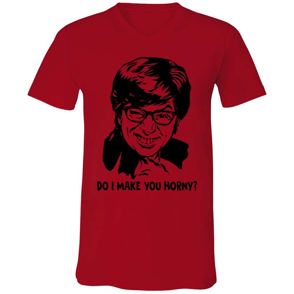 Unisex V-Neck T-Shirt - 88SDLUN3 - Red - 5
