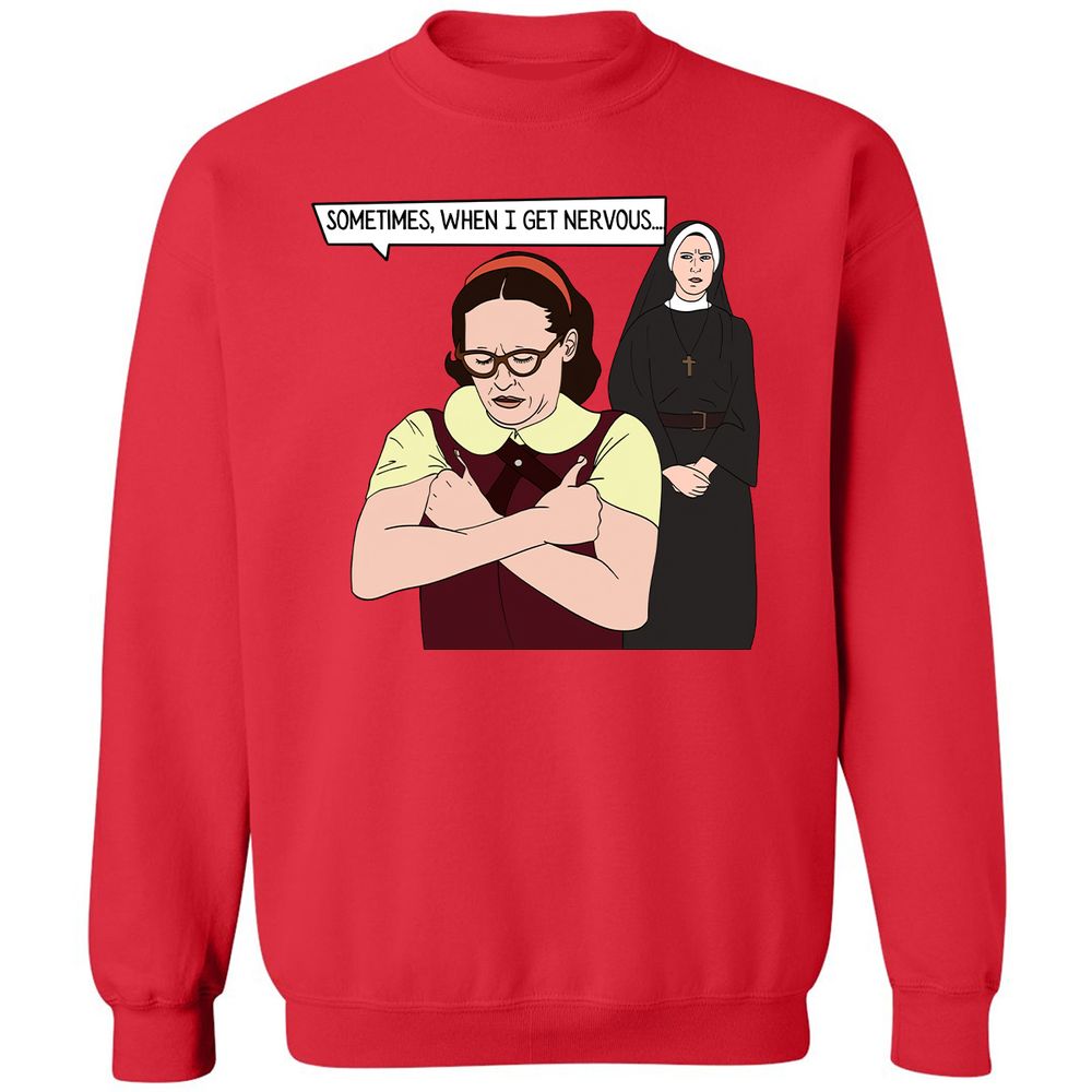 Classic Unisex Sweatshirt - 8R12CY2M - Red - 5