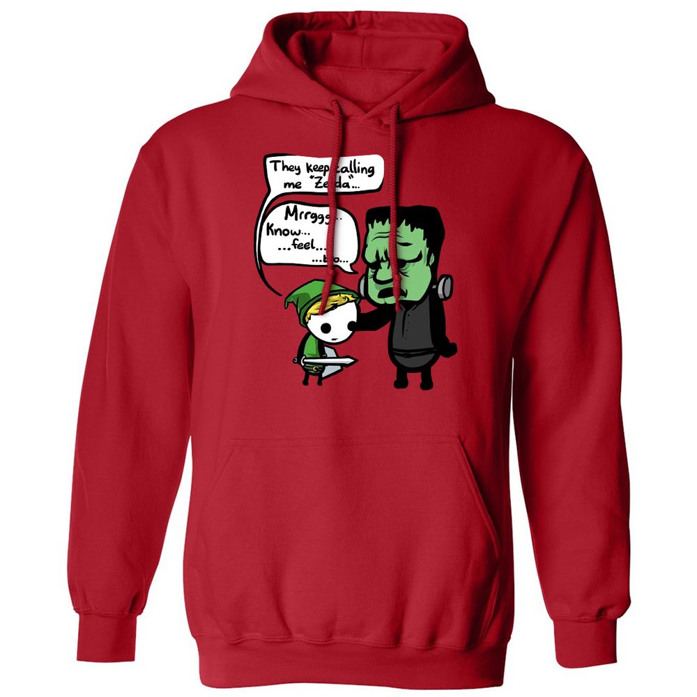 Classic Unisex Hoodie - 3TRAJ9V4 - Red - 5