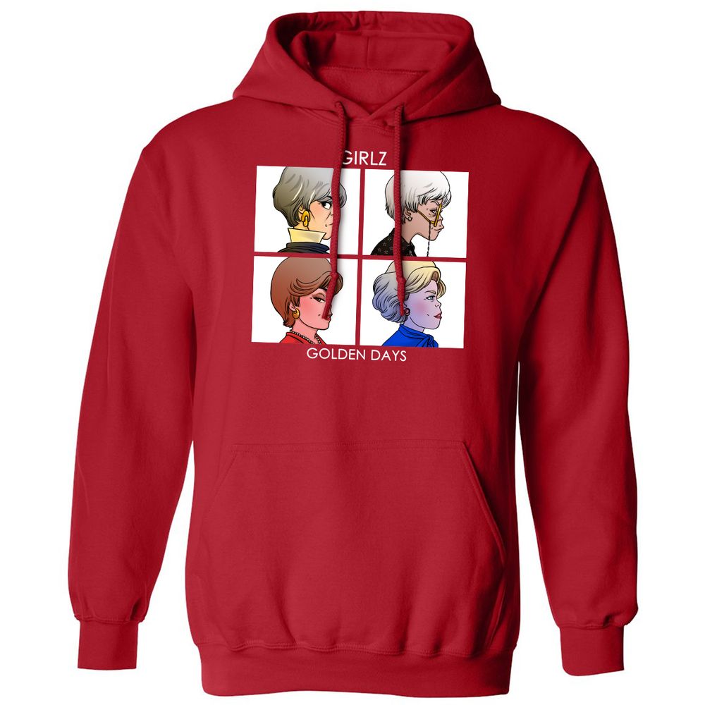Classic Unisex Hoodie - NSMD6CGN - Red - 5