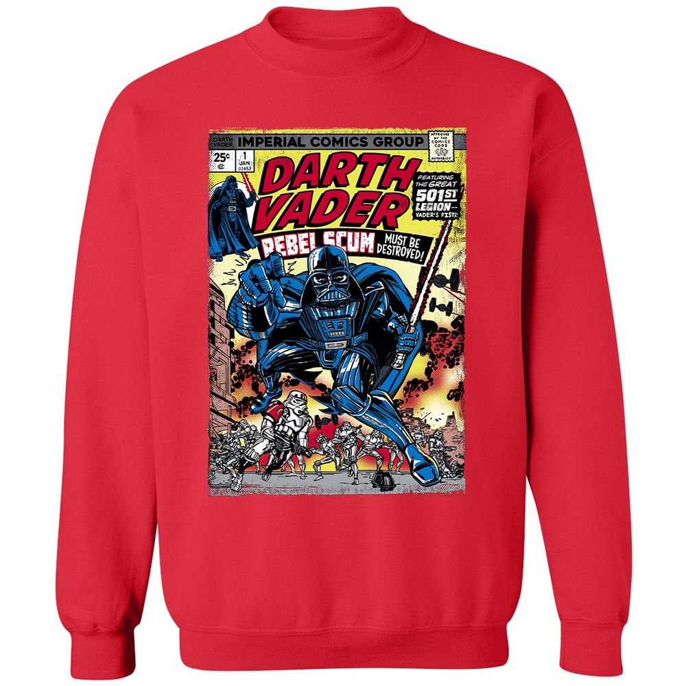 Classic Unisex Sweatshirt - 1WC3G4WH - Red - 5