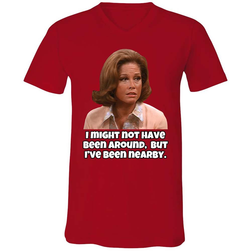 Unisex V-Neck T-Shirt - 71G7AHCK - Red - 5