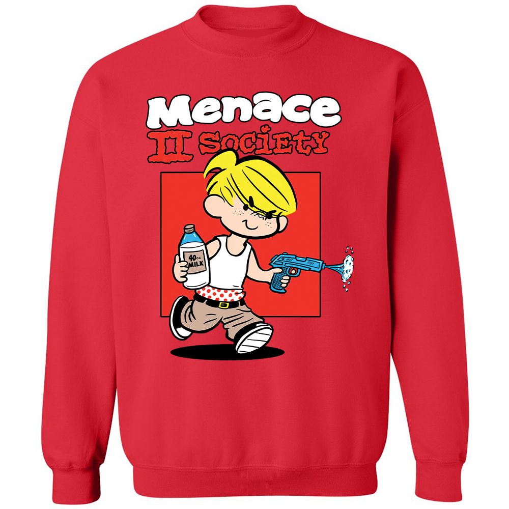 Classic Unisex Sweatshirt - 5MSZUDTK - Red - 5