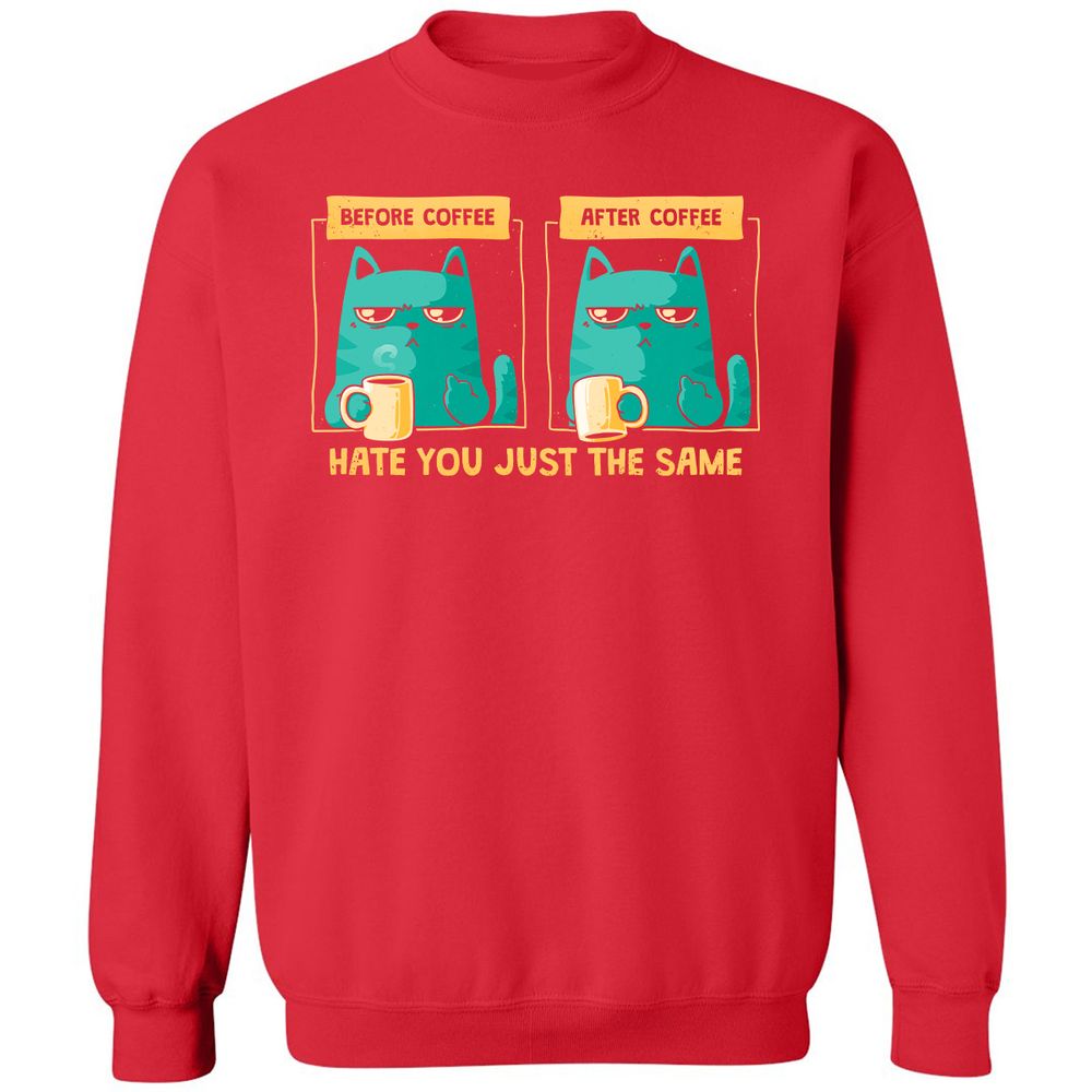Classic Unisex Sweatshirt - JDNRZB68 - Red - 5