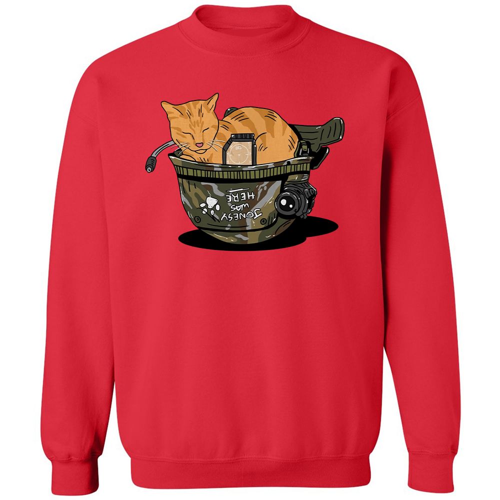 Classic Unisex Sweatshirt - 1DTF72MF - Red - 5
