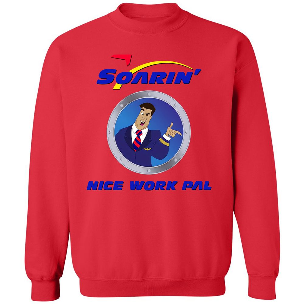 Classic Unisex Sweatshirt - HLXFVLHV - Red - 5