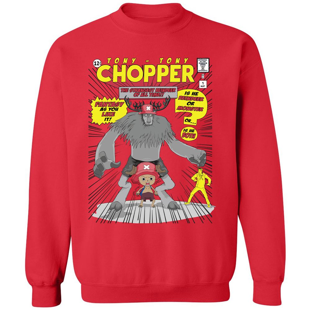 Classic Unisex Sweatshirt - XAPPJQFD - Red - 5