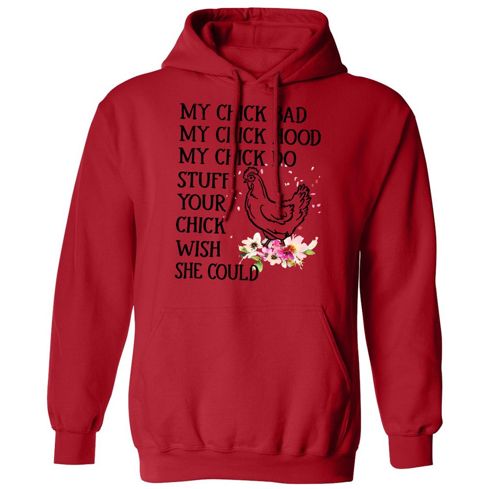 Classic Unisex Hoodie - 7MY3927A - Red - 5