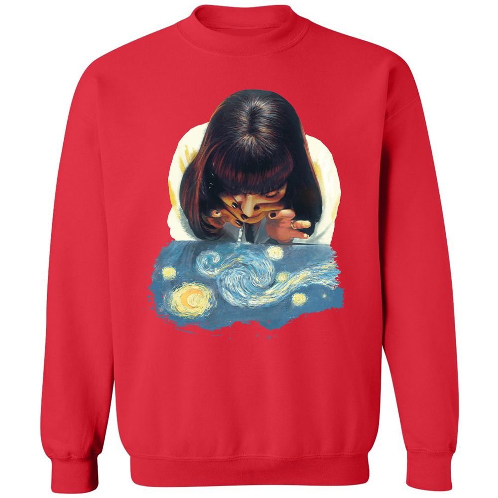 Classic Unisex Sweatshirt - WUQVQ8D1 - Red - 5