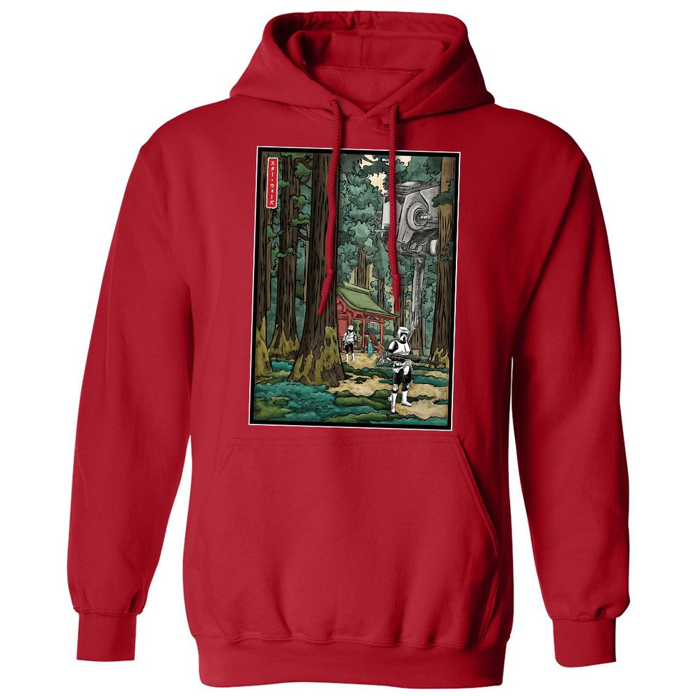 Classic Unisex Hoodie - A7V2FE9K - Red - 5