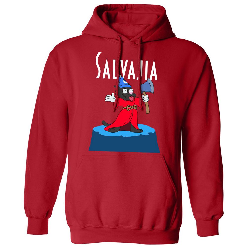Classic Unisex Hoodie - W4XRH2QL - Red - 5