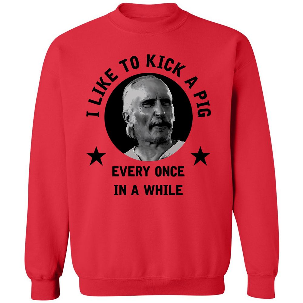I like to kick a pig - Red - 5