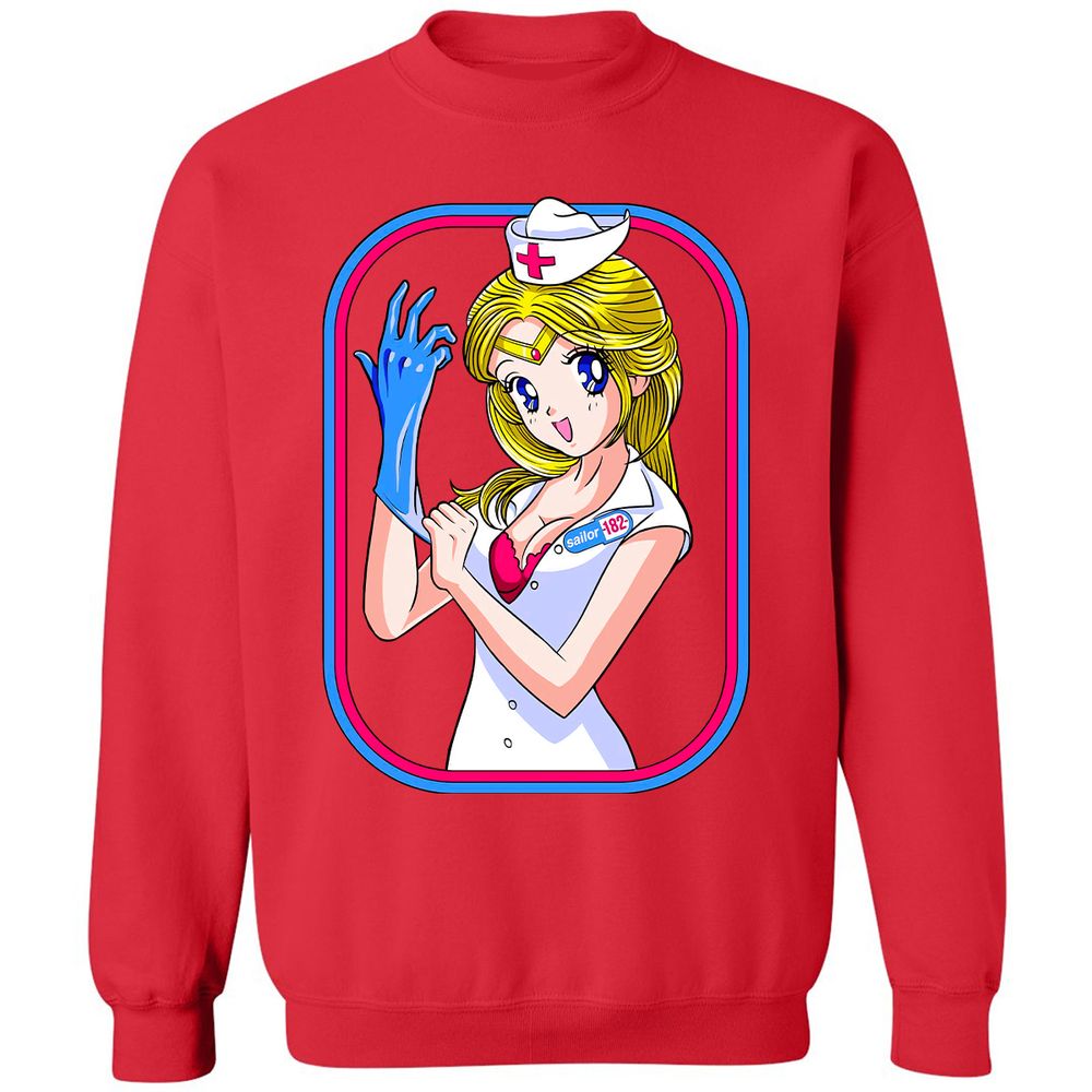 Classic Unisex Sweatshirt - YGB5FL96 - Red - 5