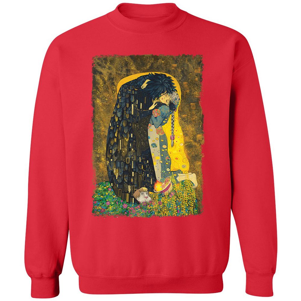 Classic Unisex Sweatshirt - VUV54B4M - Red - 5