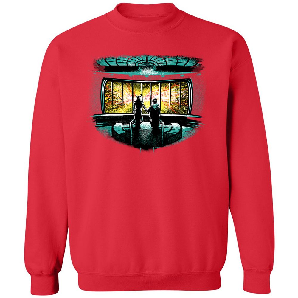 Classic Unisex Sweatshirt - V7GTSGWS - Red - 5
