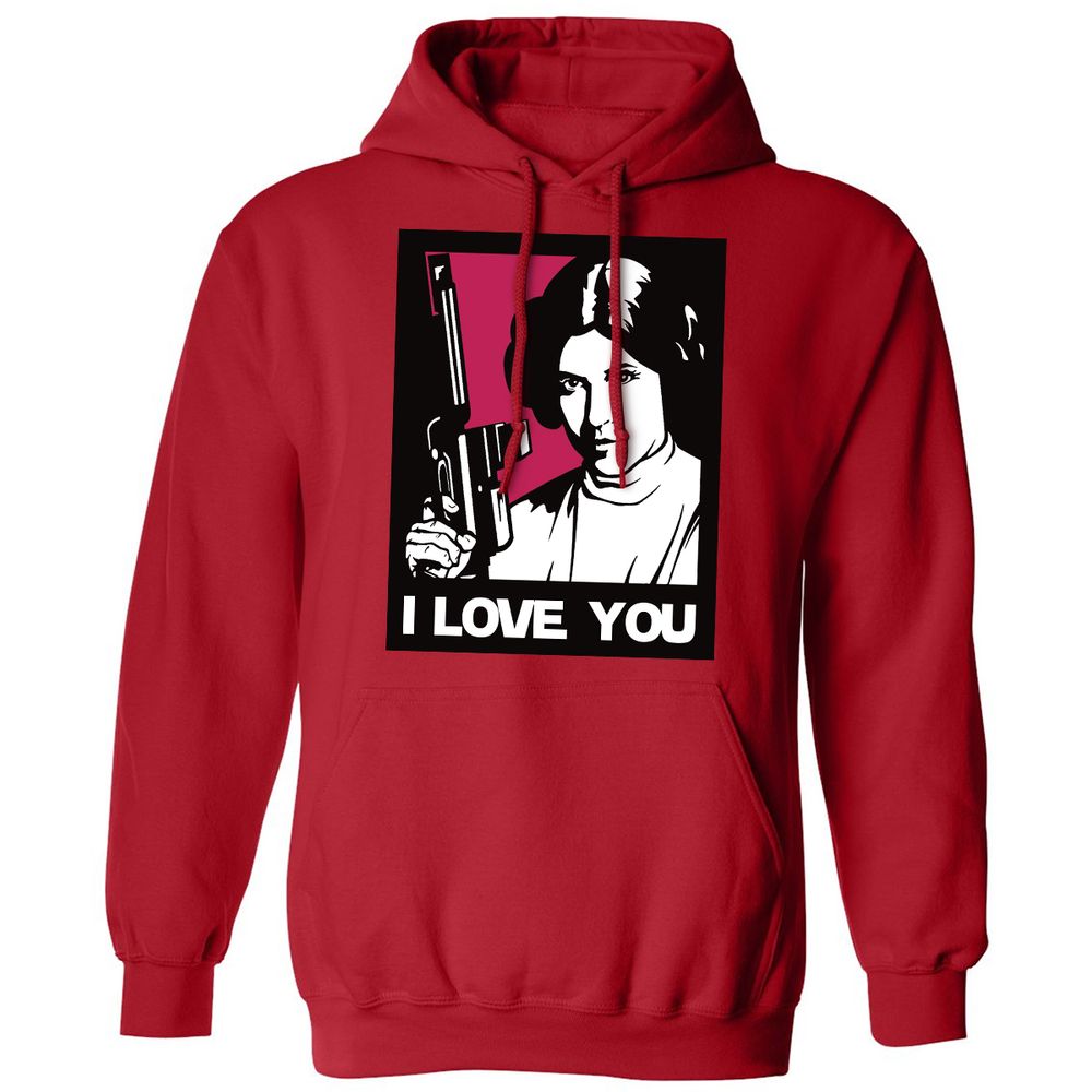 Classic Unisex Hoodie - L3XGSZ5A - Red - 5