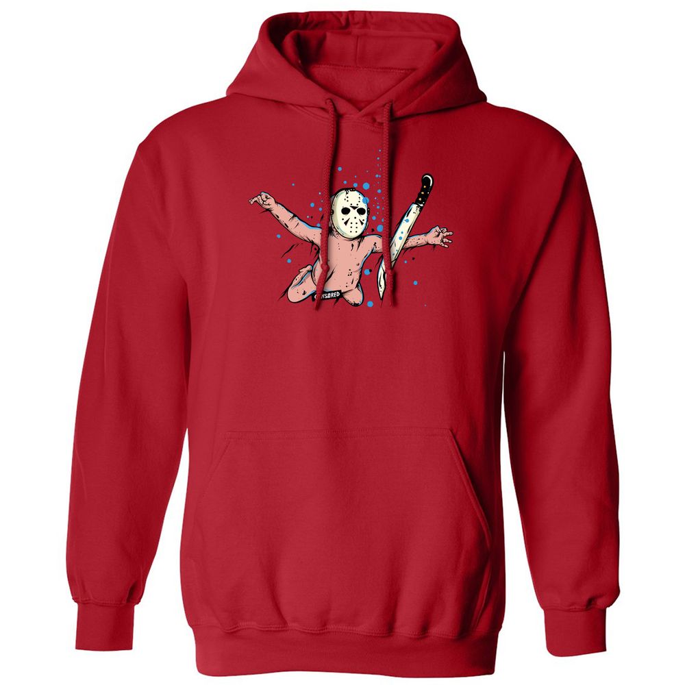 Classic Unisex Hoodie - USWL7G7S - Red - 5