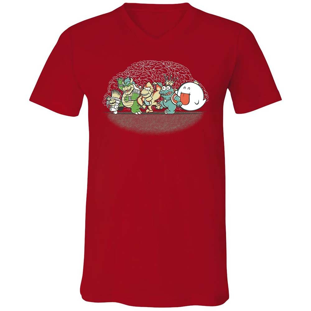 Unisex V-Neck T-Shirt - 4QJGUB1S - Red - 5