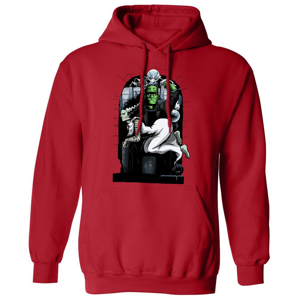 Classic Unisex Hoodie - GN6FFWLP - Red - 5