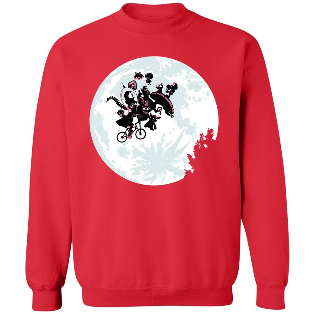 Classic Unisex Sweatshirt - CFE2XQLQ - Red - 5