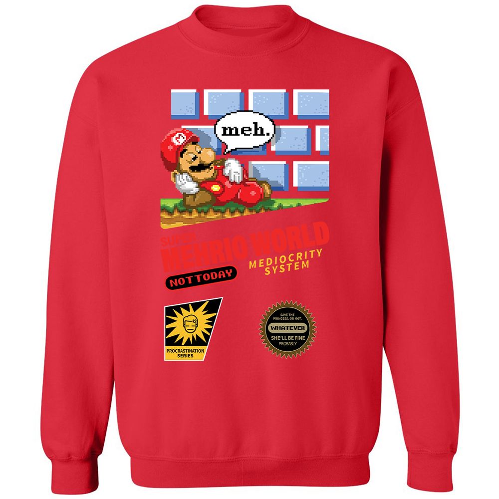 Classic Unisex Sweatshirt - 776W3FVS - Red - 5