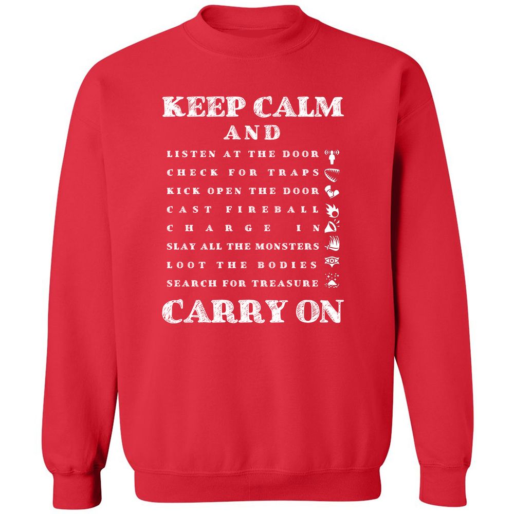 Classic Unisex Sweatshirt - E5HNN44H - Red - 5