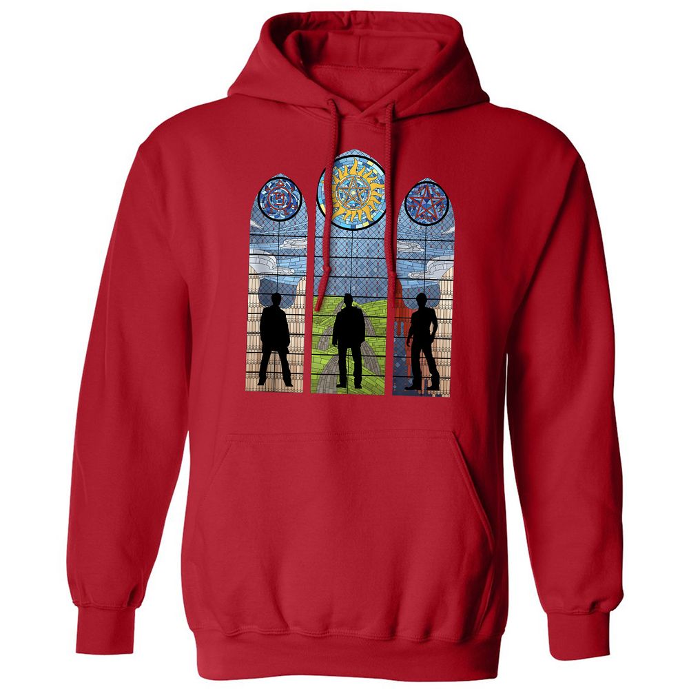 Classic Unisex Hoodie - YRQ67EC5 - Red - 5