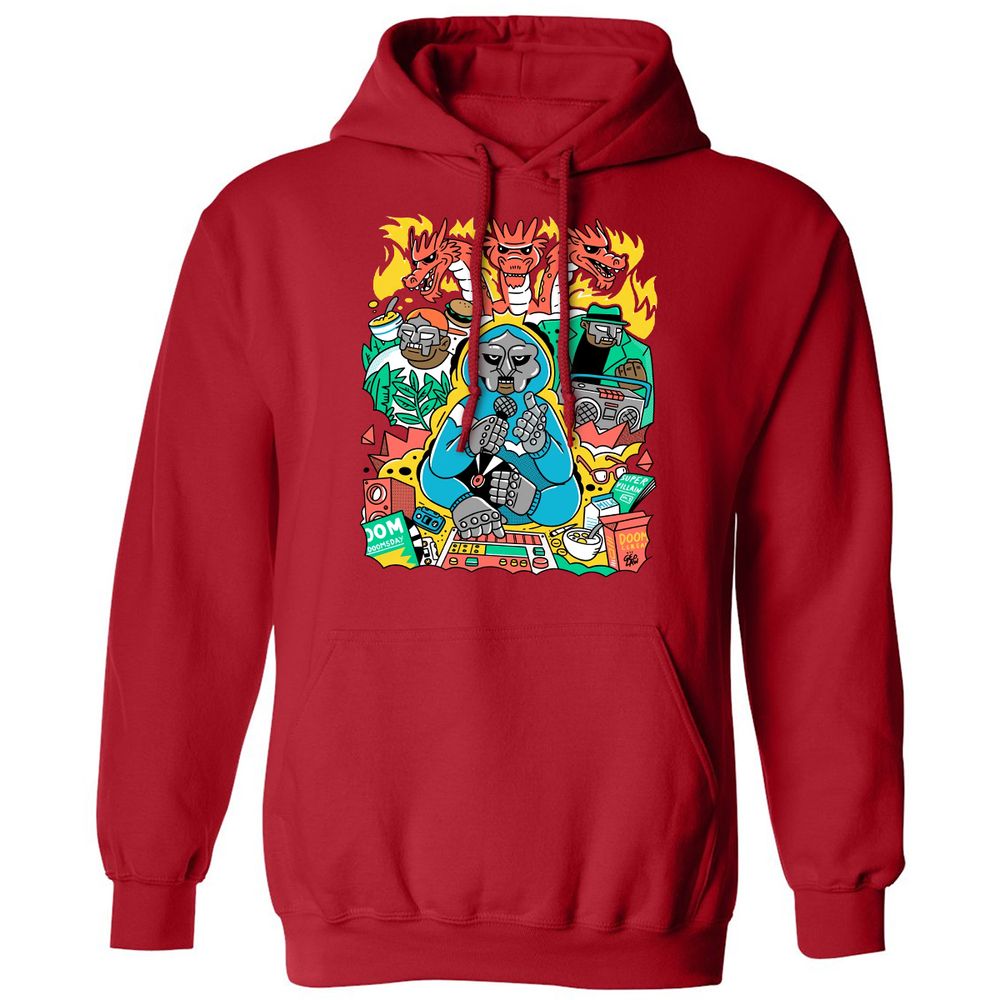 Classic Unisex Hoodie - SCJU2ZYS - Red - 5