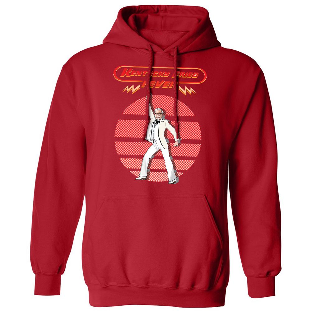 Classic Unisex Hoodie - L6WNZFSJ - Red - 5