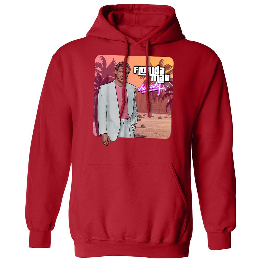 Classic Unisex Hoodie - CYQ6CJ9K - Red - 5