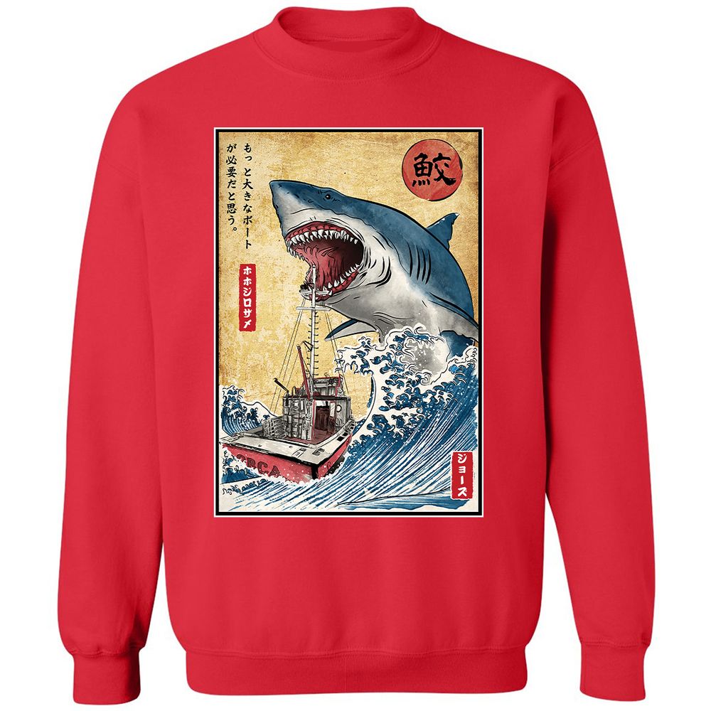 Classic Unisex Sweatshirt - P734CXXW - Red - 5