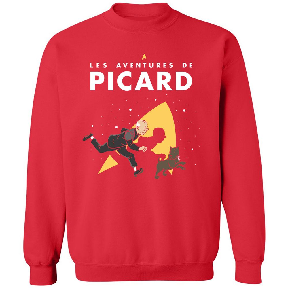 Classic Unisex Sweatshirt - W3XJA6CT - Red - 5