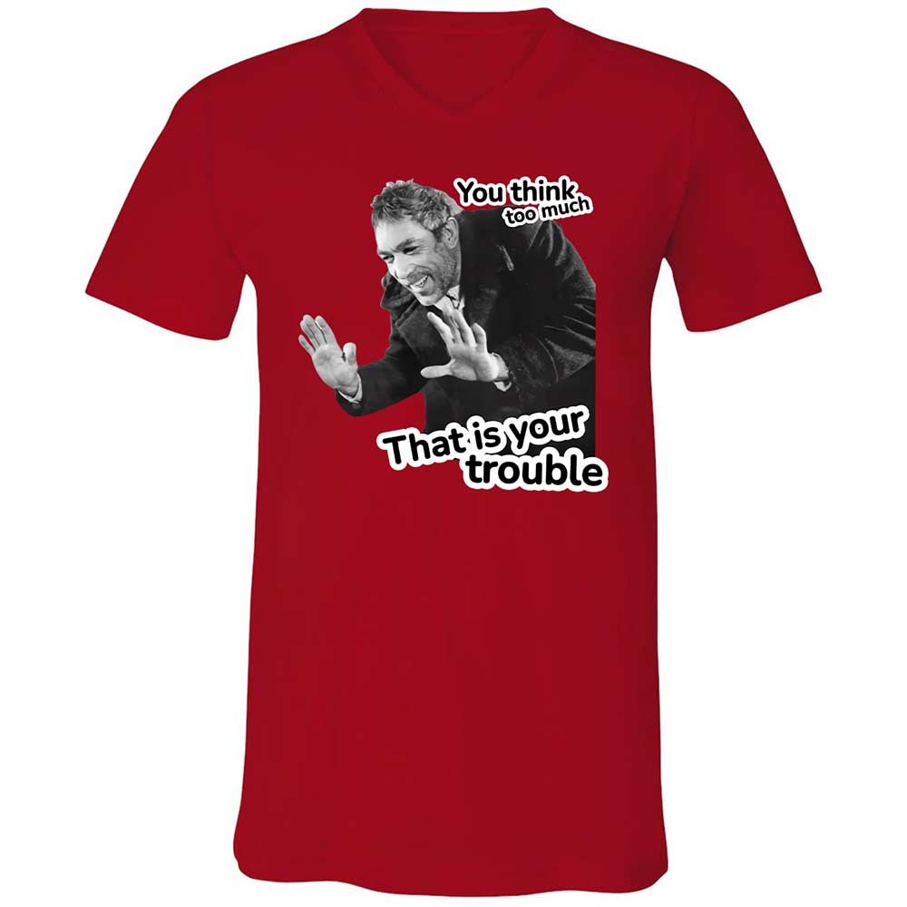Unisex V-Neck T-Shirt - TC24ENTR - Red - 5