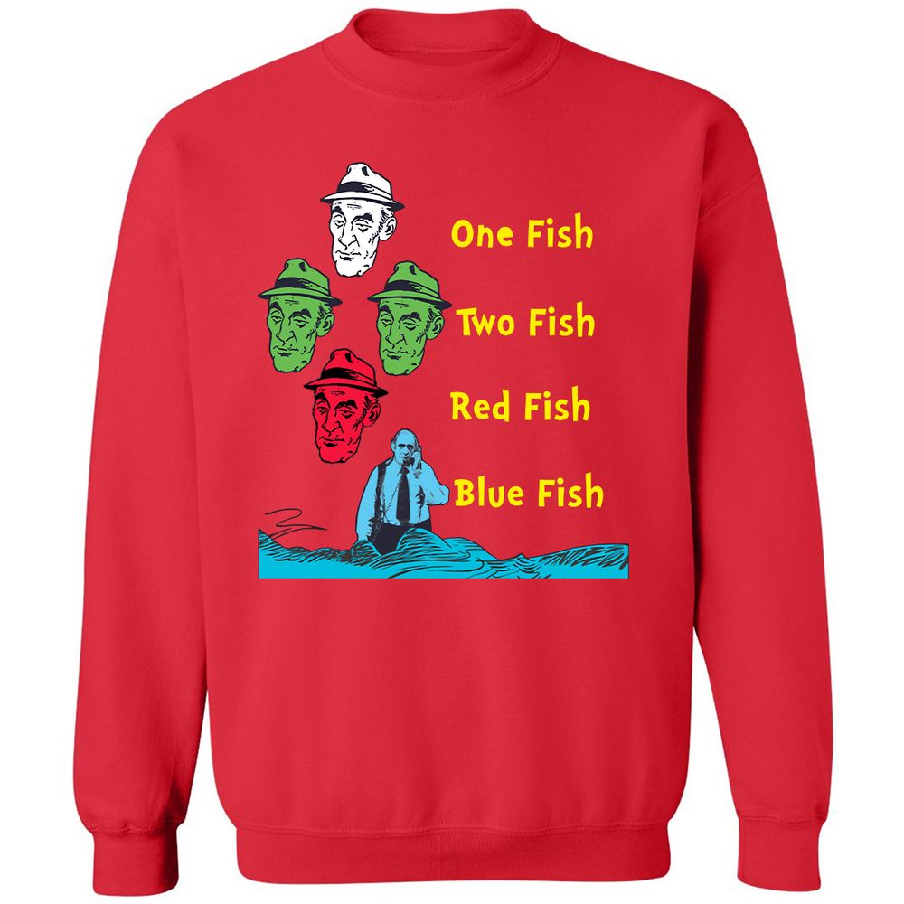 Classic Unisex Sweatshirt - AKYK9ANG - Red - 5