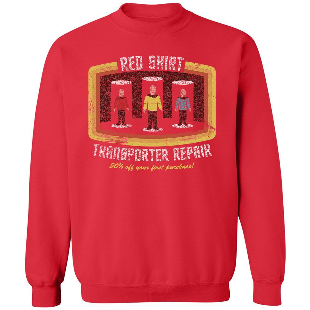 Classic Unisex Sweatshirt - STYPSUR9 - Red - 5