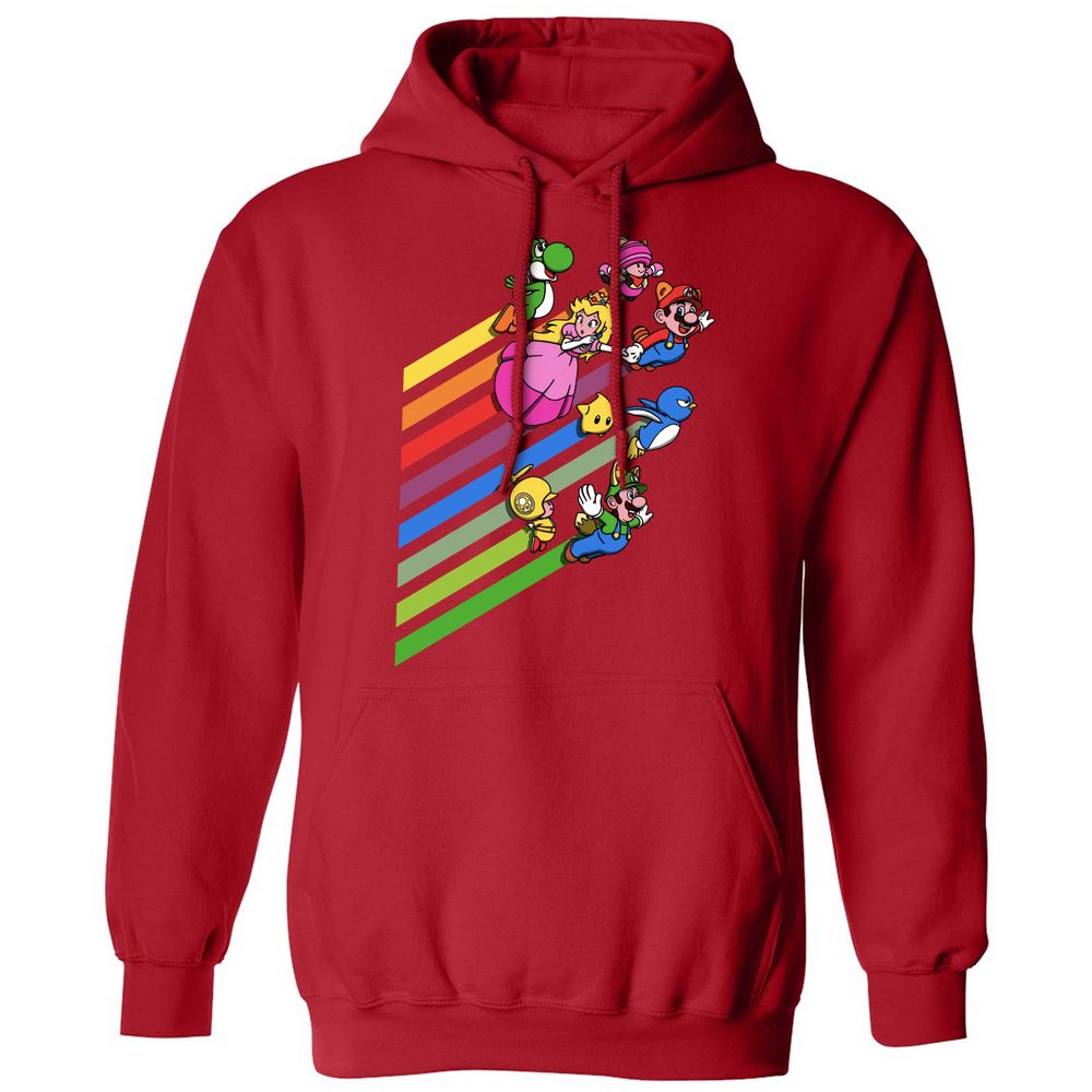 Classic Unisex Hoodie - 4Q6ERG4R - Red - 5